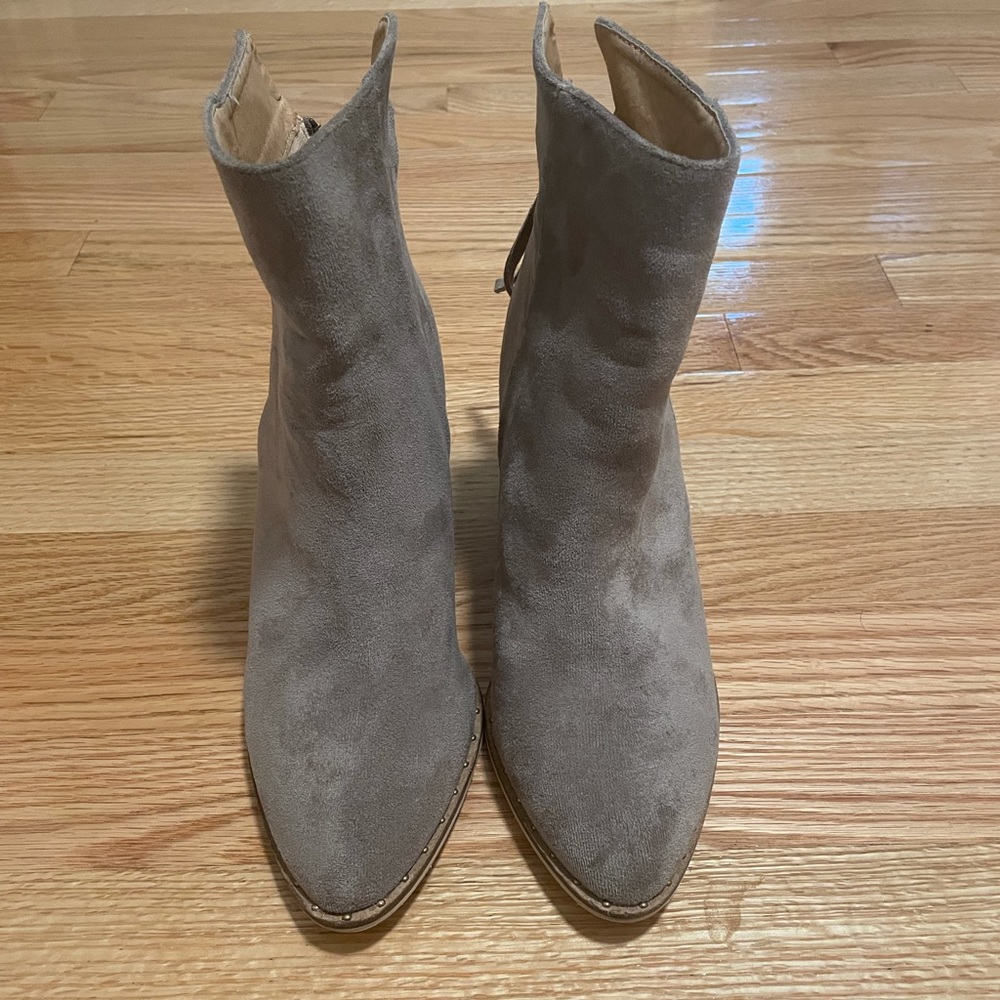 Buckle booties. Worn once